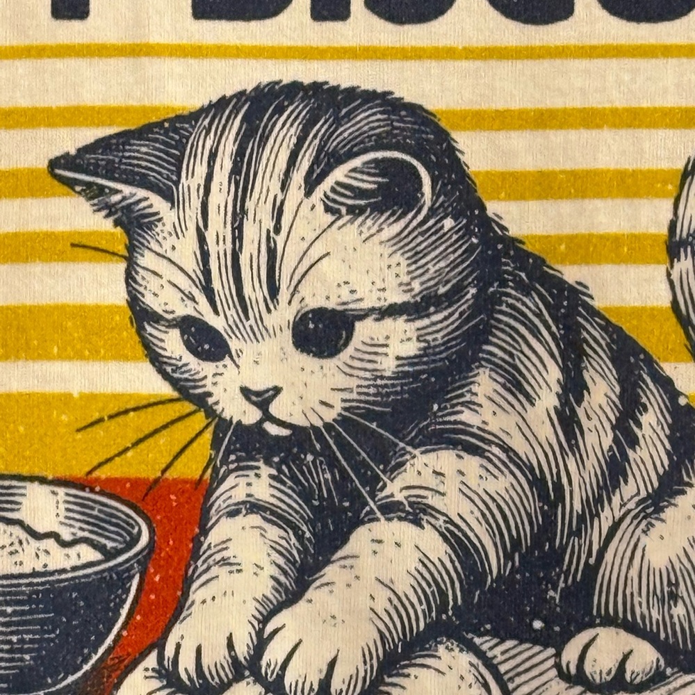 NEW:  Kitty Biscuits Bakery Graphic T-Shirt Size M - Picture 5 of 8